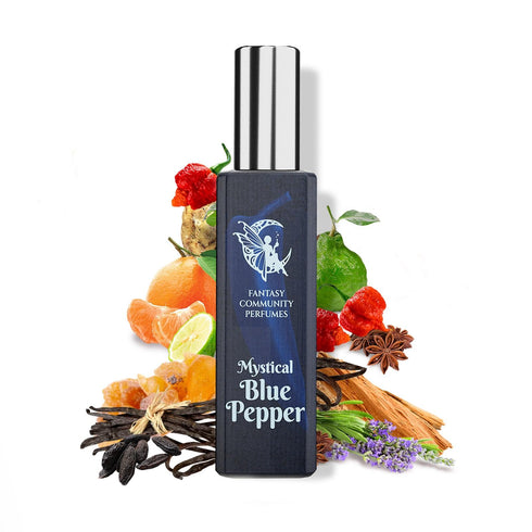 Fresh perfume for men. Buy bergamot fragrance perfume - MYSTICAL BLUE PEPPER | Fantasy Community Perfumes